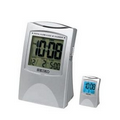 Seiko Bedside Get Up & Glow Alarm Clock w/ Automatic Calendar